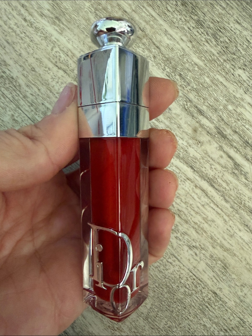 Dior Lip Glow Liquid Color in Rich Red new no box